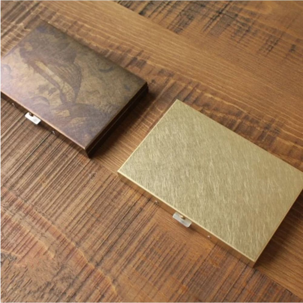 BRASS BOX CARDCASE SOLID - Cardcase