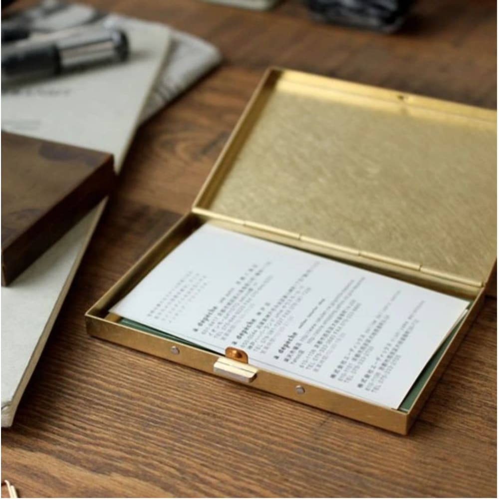 BRASS CARDCASE RUST - Cardcase