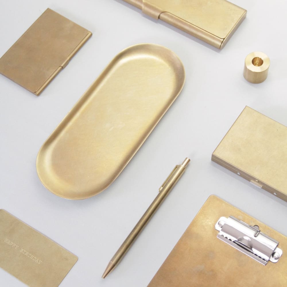 BRASS CARDCASE SOLID - Cardcase
