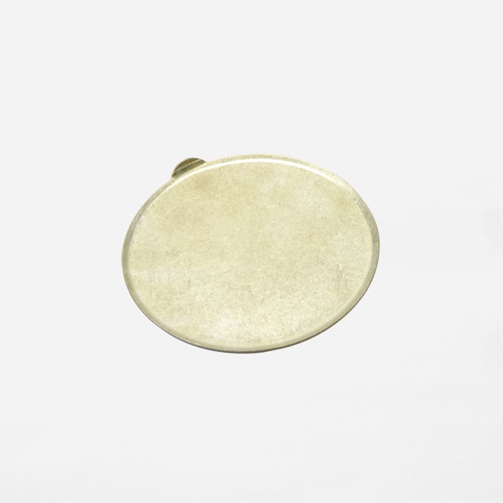 BRASS GRIP CIRCLE PLATE SOLID BRASS - Plate