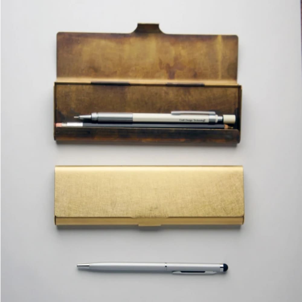 BRASS PEN CASE SOLID - Pen Case