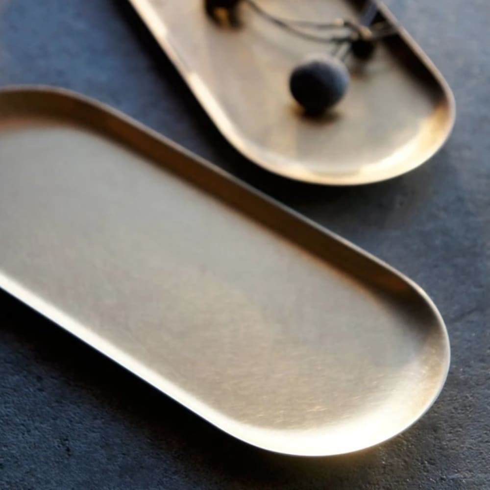 BRASS TRAY SOLID - Tray