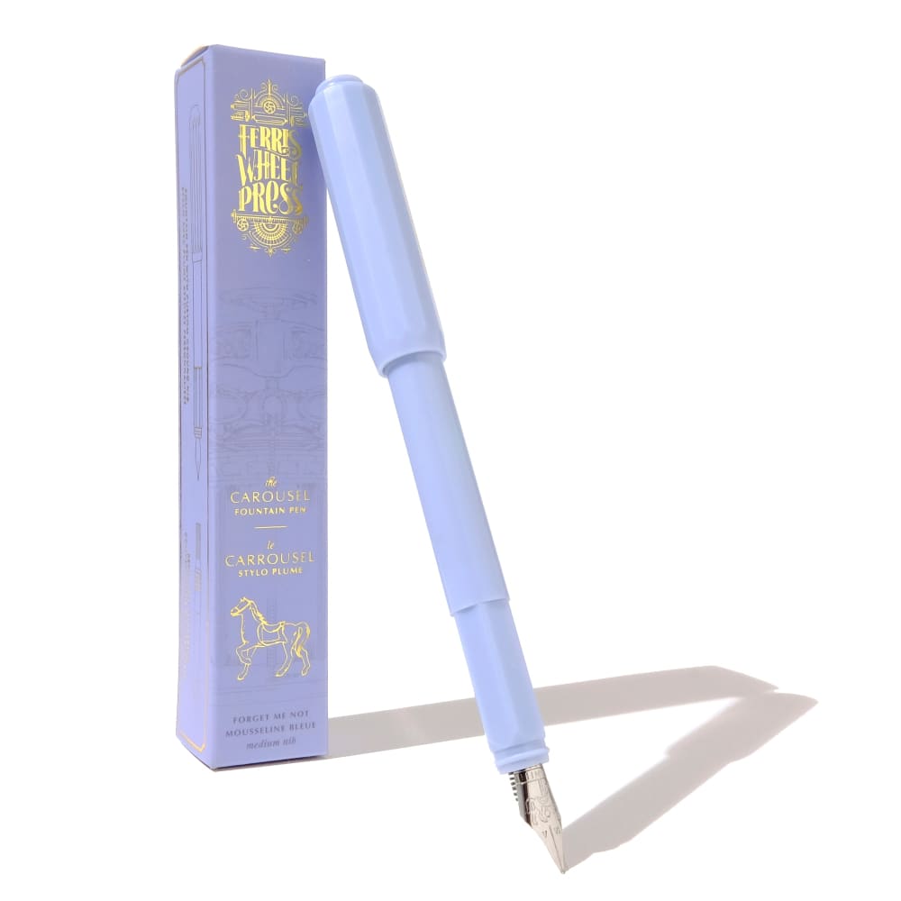 Carousel Pen - Fine - Forget Me Not - Fountain Pen