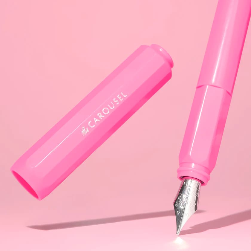 Carousel Pen - Medium - Malibu Blush - Fountain Pen