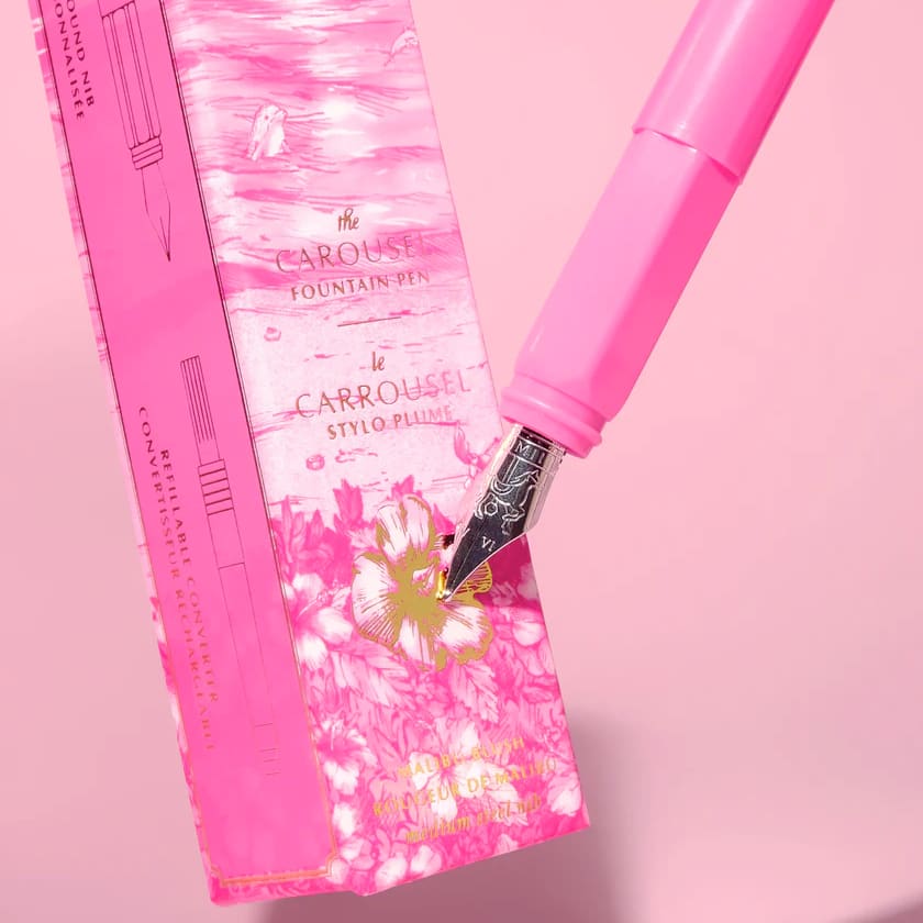 Carousel Pen - Medium - Malibu Blush - Fountain Pen