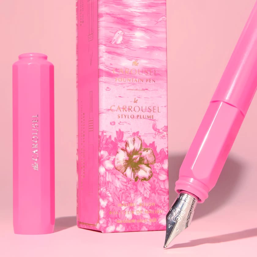 Carousel Pen - Medium - Malibu Blush - Fountain Pen