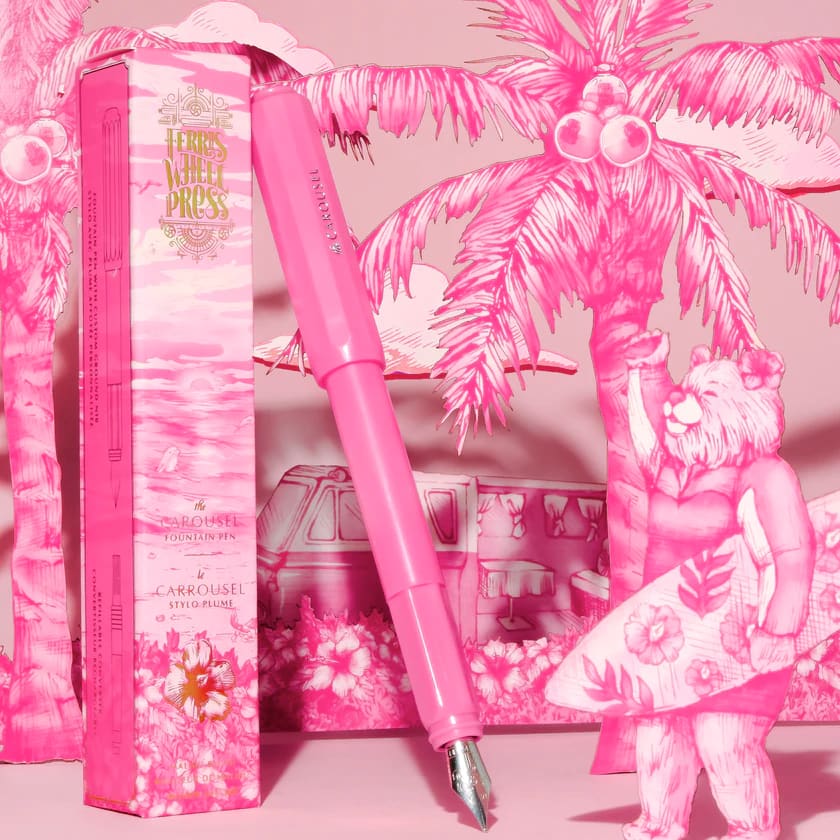 Carousel Pen - Medium - Malibu Blush - Fountain Pen