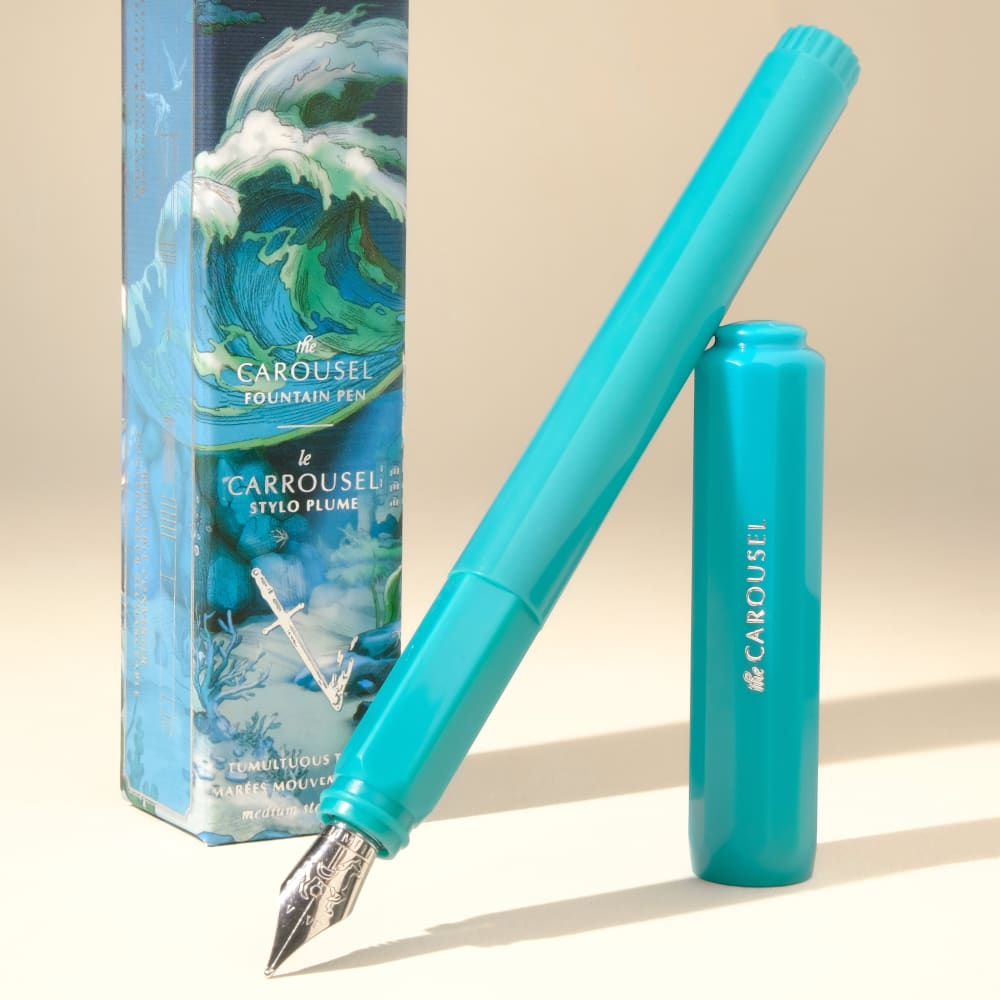 Carousel Pen - Medium - Tumultous Tides - Fountain Pen