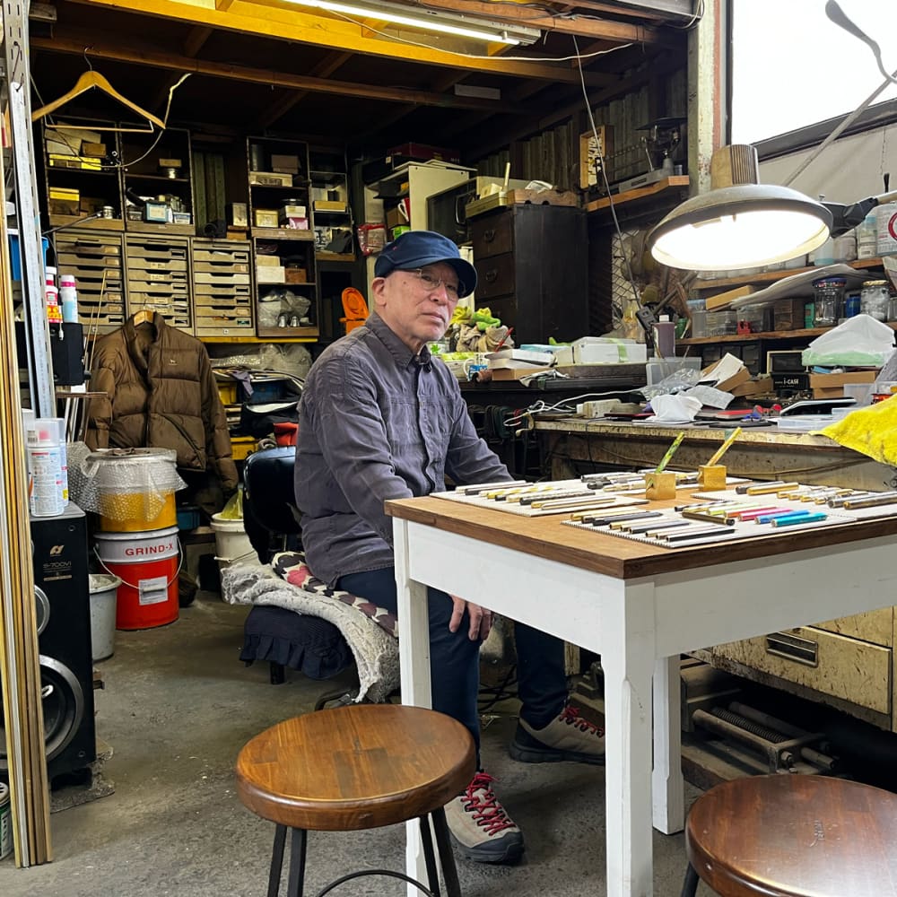 CHIBIEN 7 - Old fashioned brown - Ballpointpen - Ballpoint