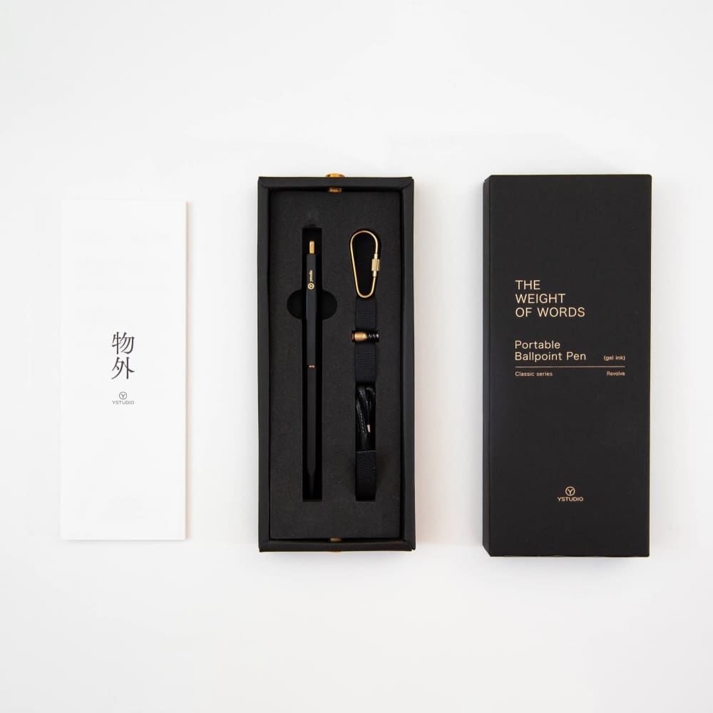 Classic Revolve-Portable Ballpoint Pen (White) - Foutain Pen