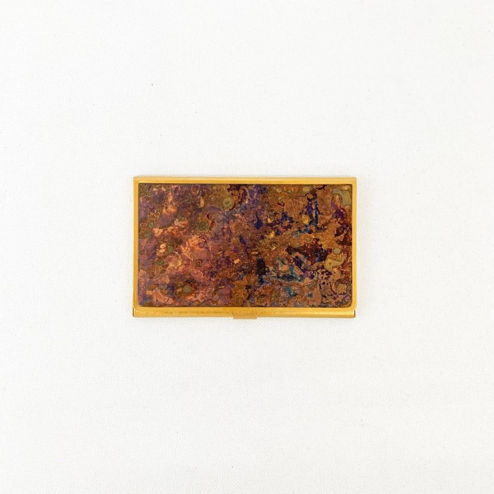 Cardcase - Hanmon Kujyaku - Corrosion brass