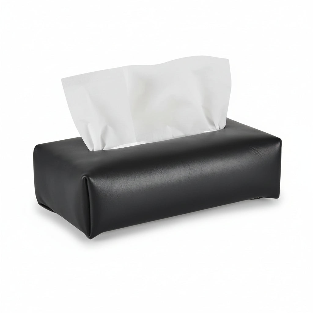 TISSUE COVER (oiled leather) black