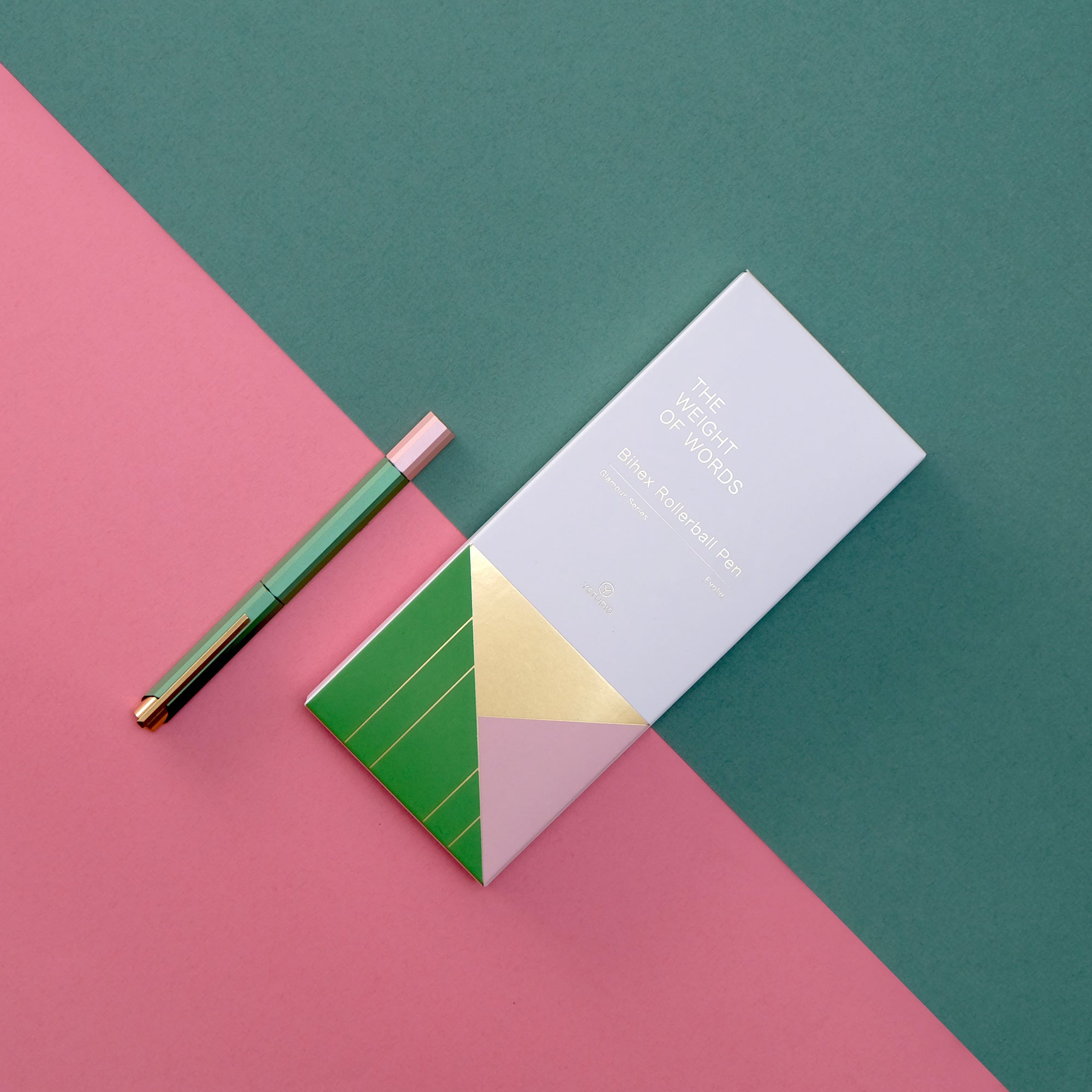 Glamour Evolve - Bihex Rollerball Pen (Absinthe)