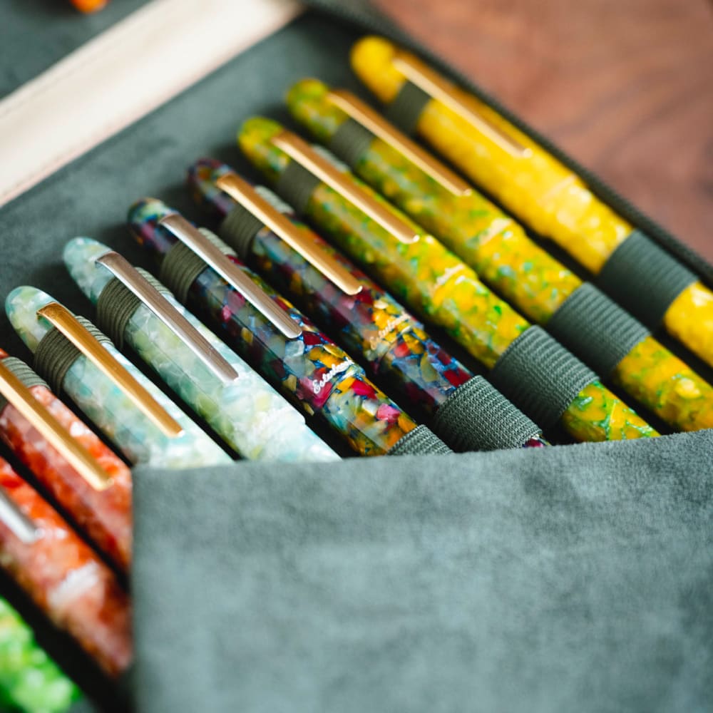 Esterbrook 20 pc zipper pen case - Navy - Fountain Pen