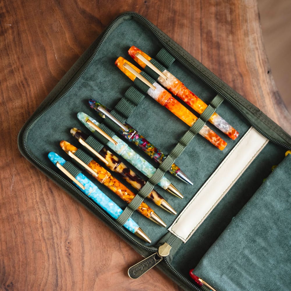 Esterbrook 20 pc zipper pen case - Navy - Fountain Pen