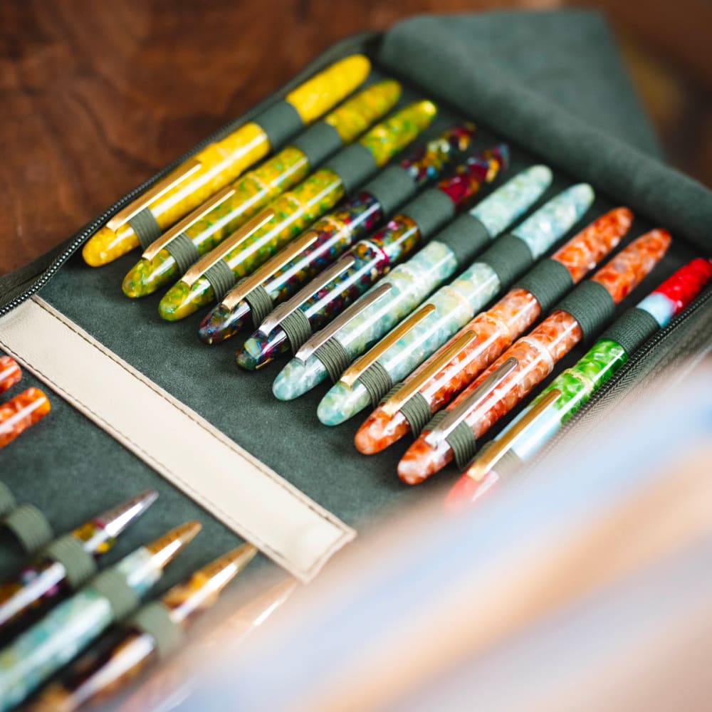 Esterbrook 20 pc zipper pen case - Navy - Fountain Pen