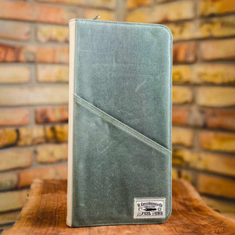Esterbrook 40 pc zipper pen case - Army Green - Fountain Pen