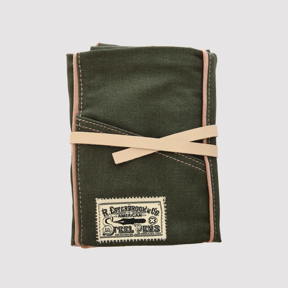 Esterbrook Pen Cups and Rolls - Pen Roll Army Green