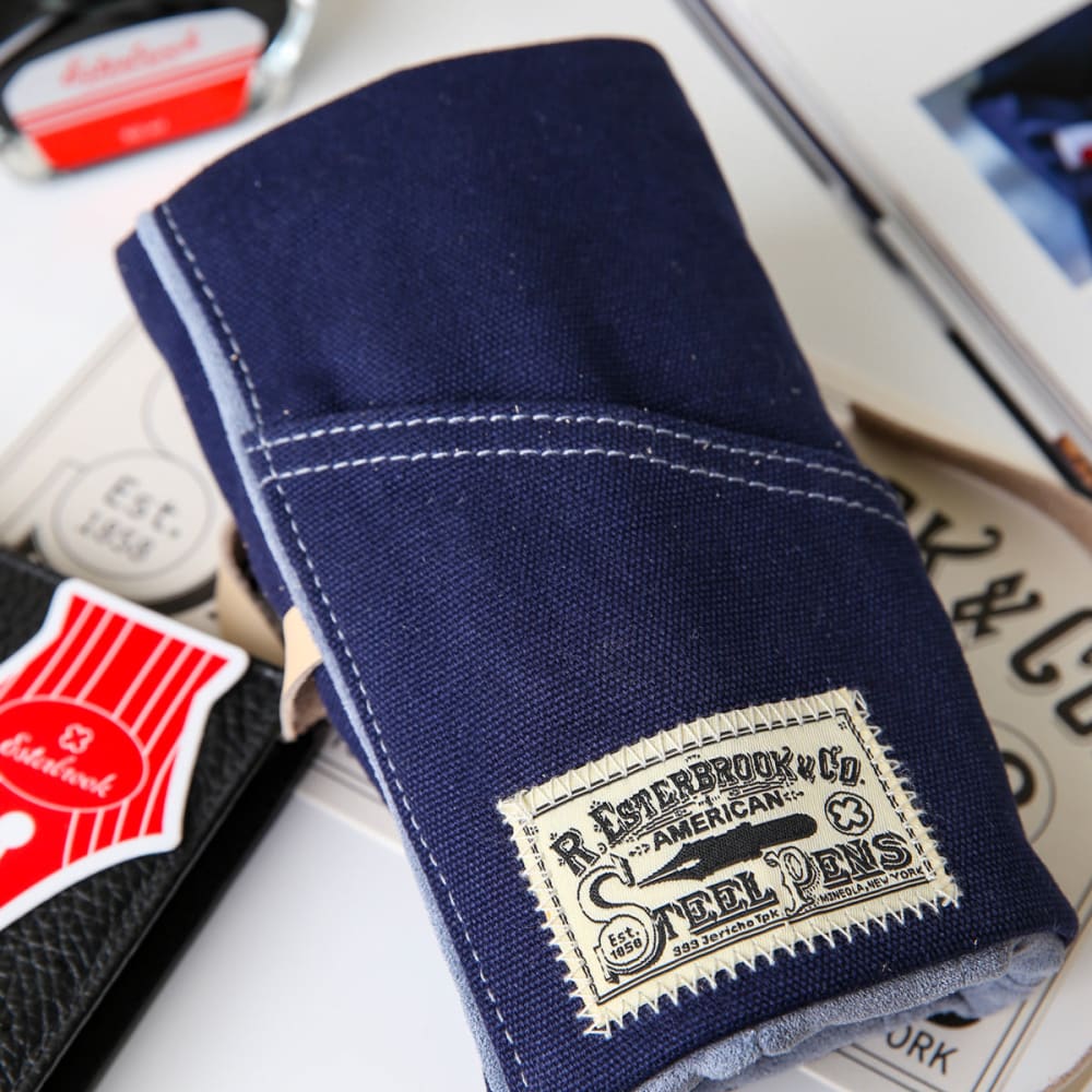 Esterbrook Pen Cups and Rolls - Pen Roll Navy - Fountain Pen