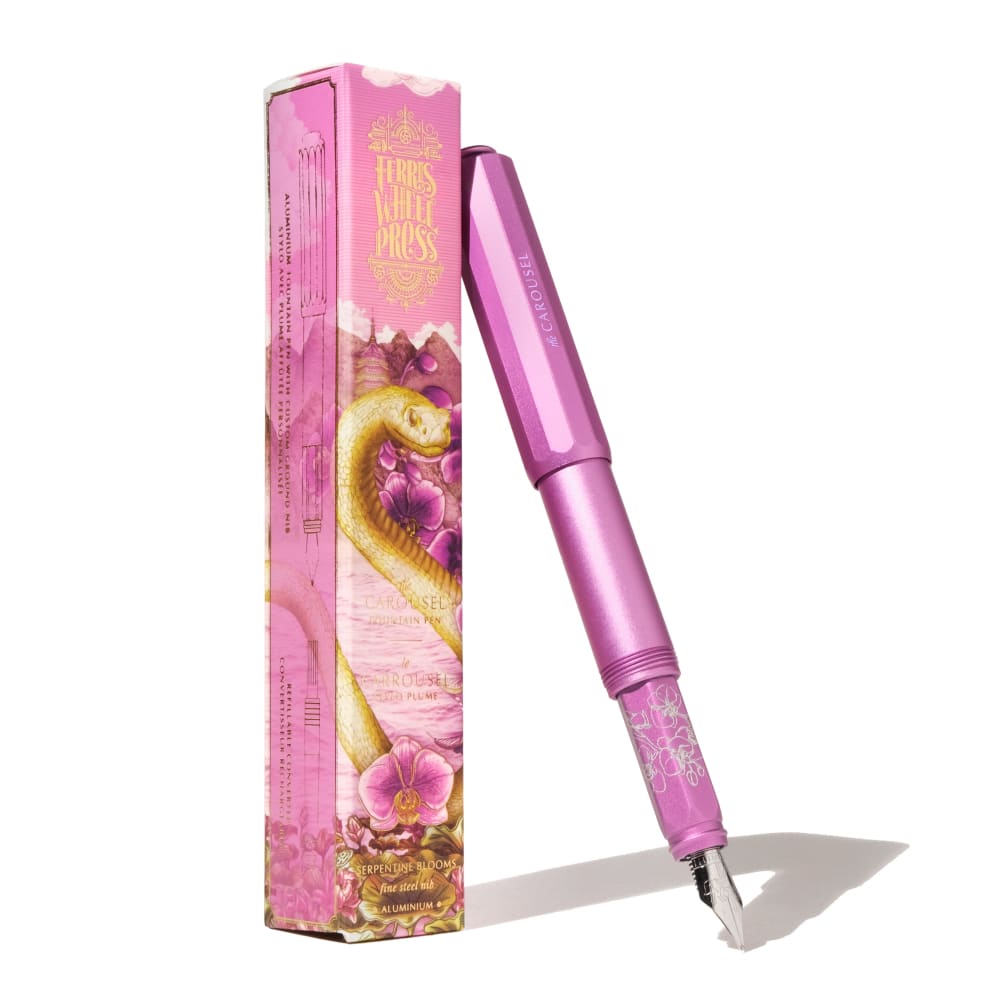 Fête Chinoise x Ferris Wheel Press LNY - Serpentine Blooms Aluminum Carousel - Medium