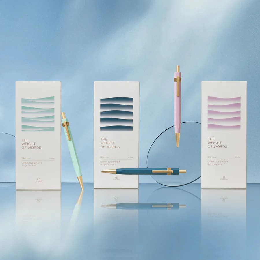 Glamour Evolve - Ocean Sustainable Ballpoint Pen (Sea