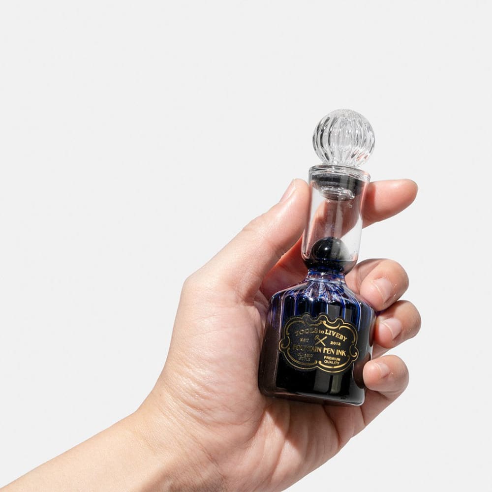 glass bottle ink / green - Ink