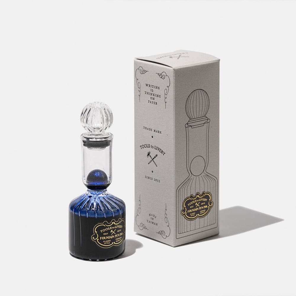 glass bottle ink / red - Ink