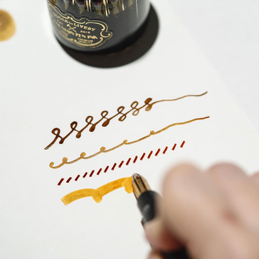 glass bottle ink / walnut - Ink