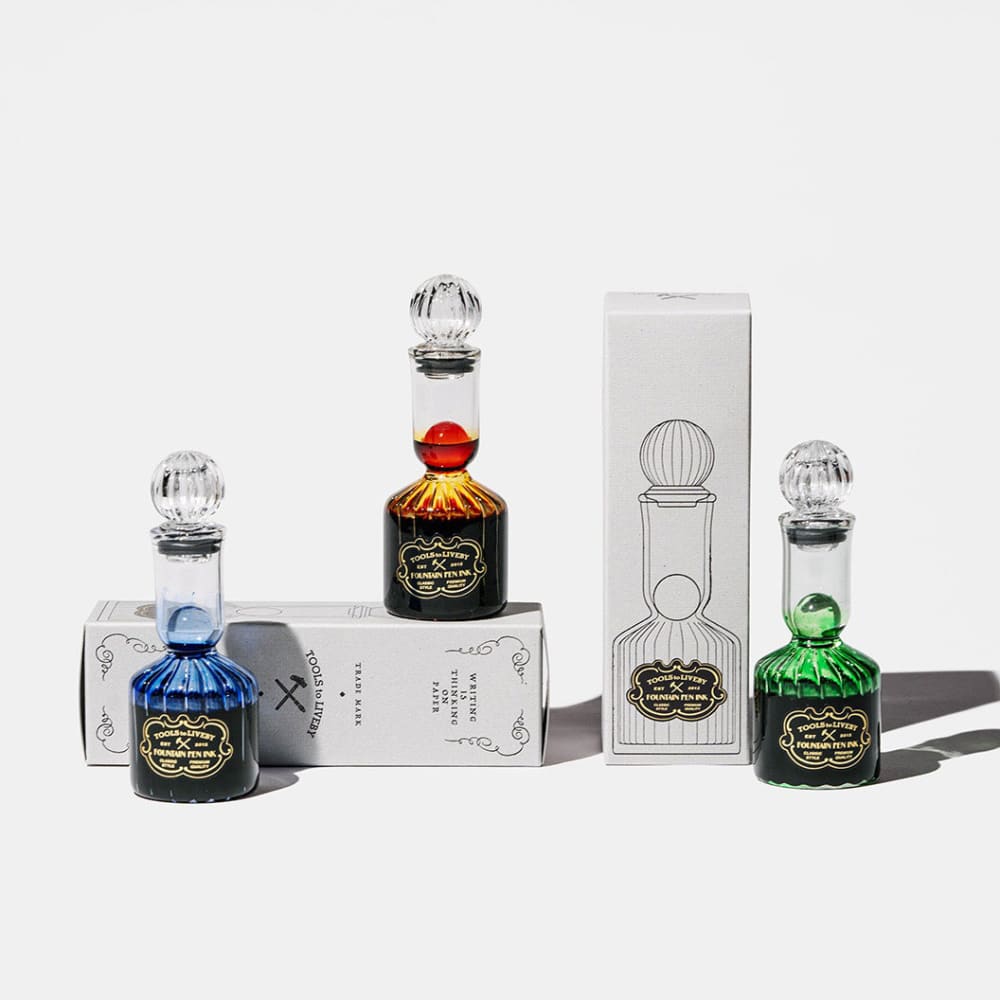 glass bottle ink / walnut - Ink