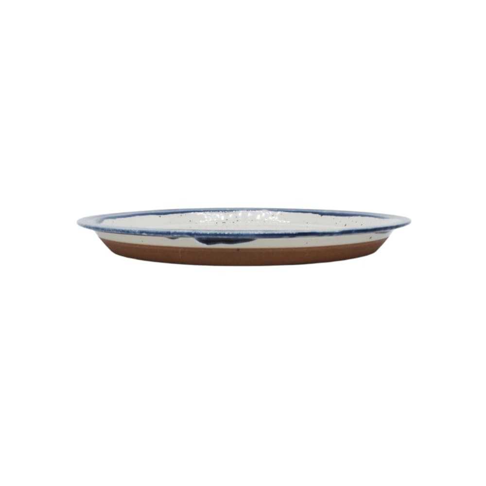 CHIPS PLATE L - white-navy drop