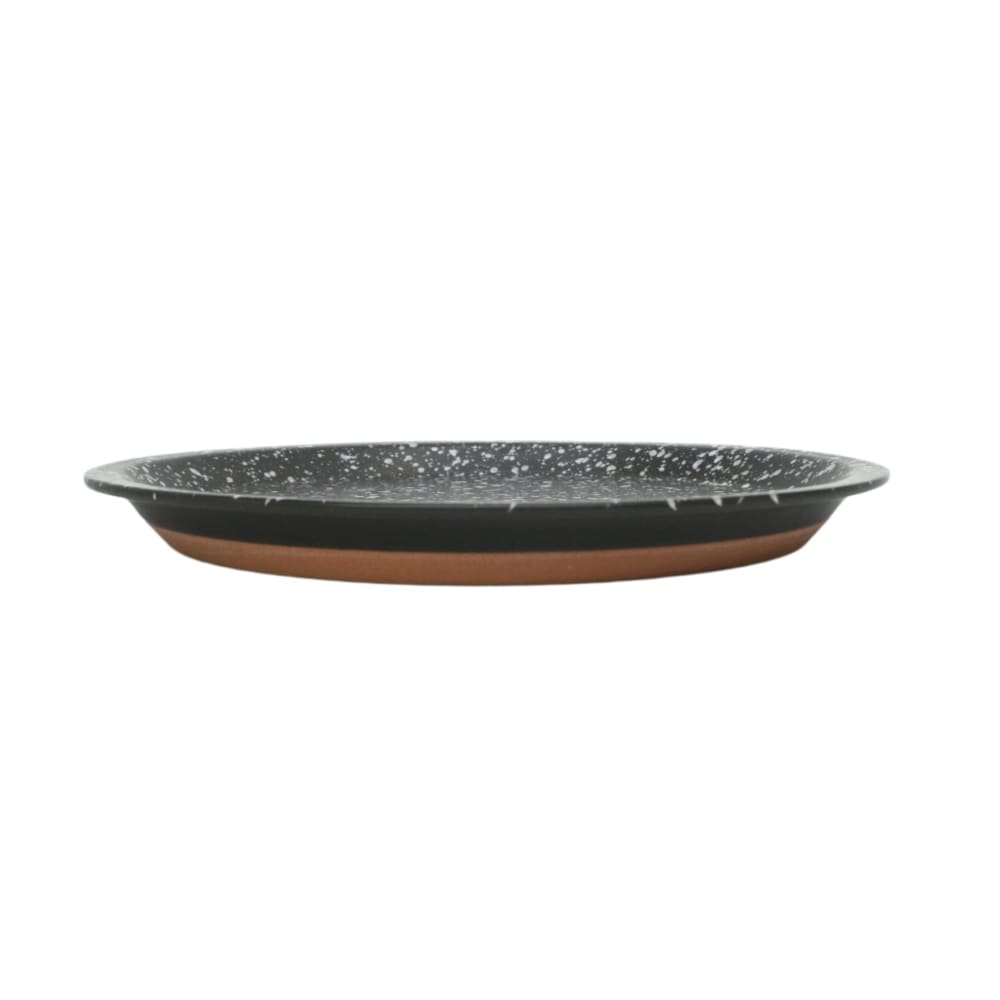 CHIPS PLATE L - splash black-white