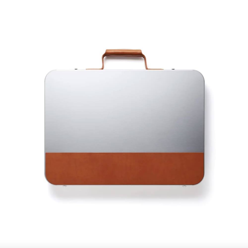 Solid briefcase - Konstella K-003 - Silver