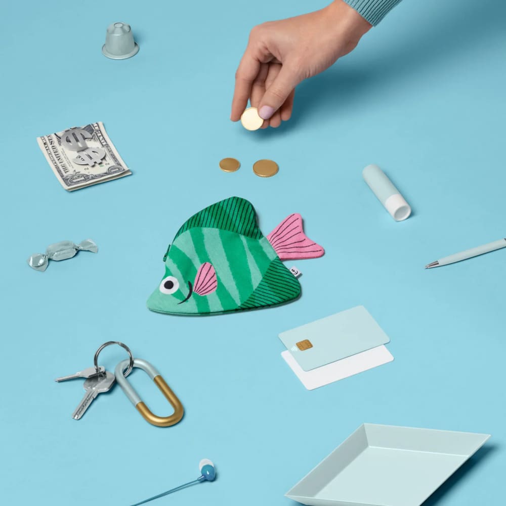 Moonyfish - Green (keychain) - Pouch