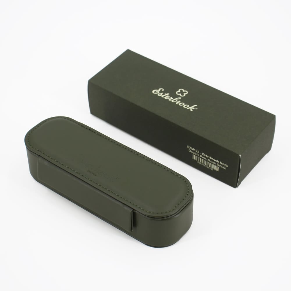 Moss Green Nook - Two Pen Case