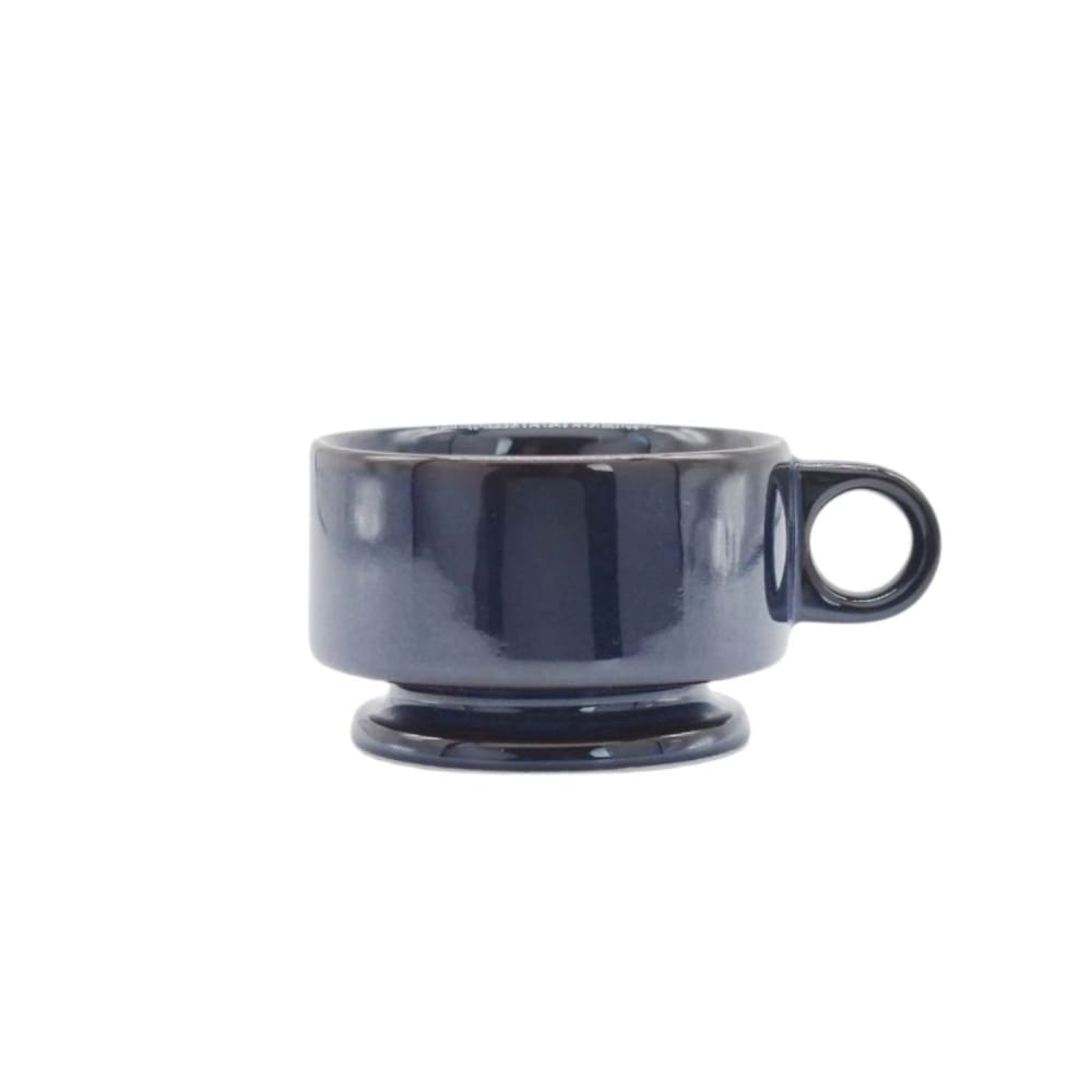 Smith stacking Footed Soup mug - navy