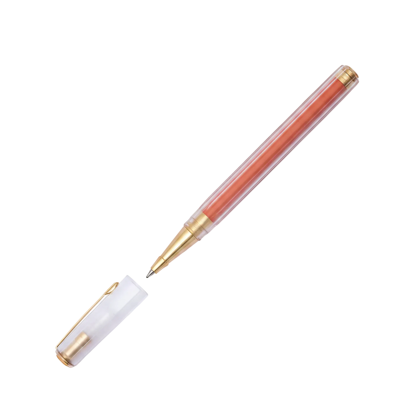 Glamour Evolve - Elemental Rollerball Pen - Clear Orange