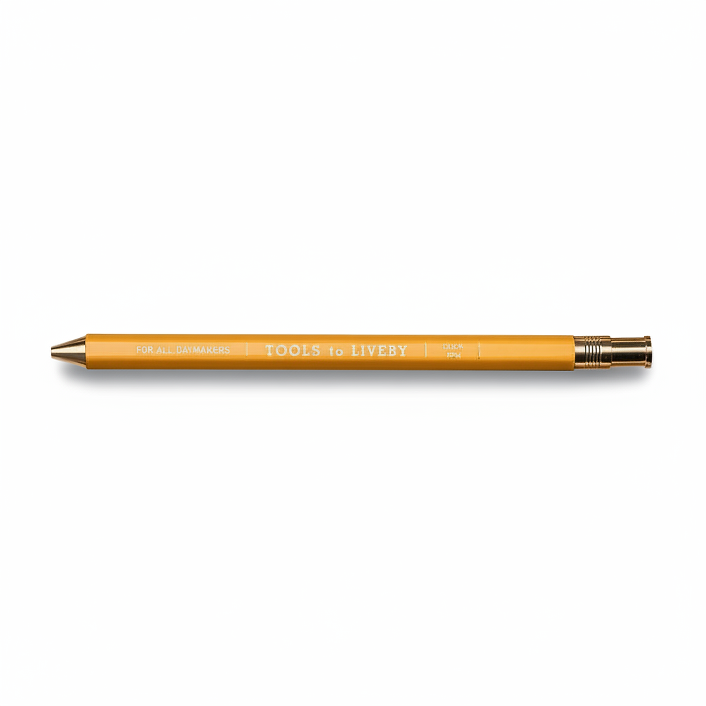 Ballpoint Pen - Wooden - Yellow