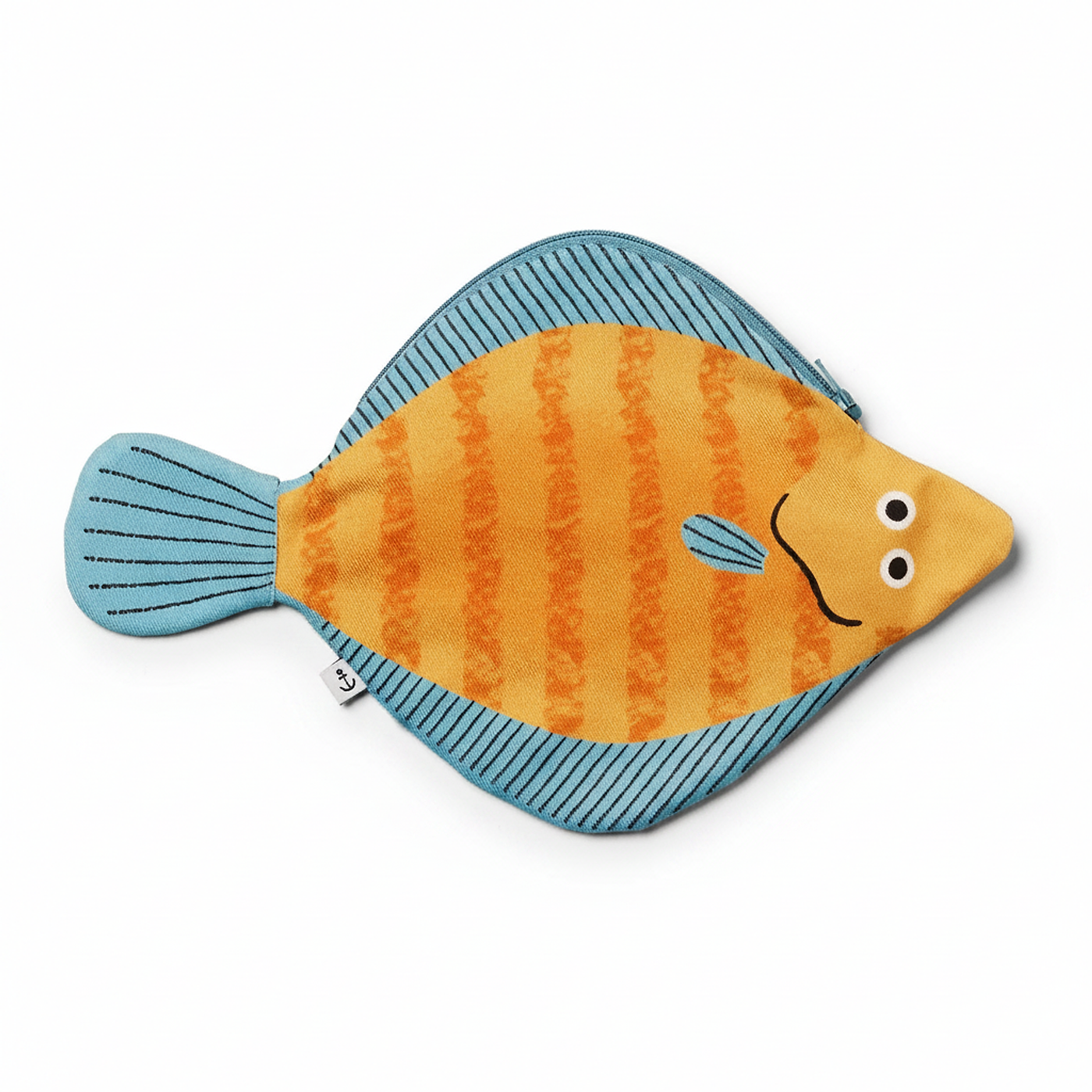 Plaice Pouch in 100% cotton - yellow