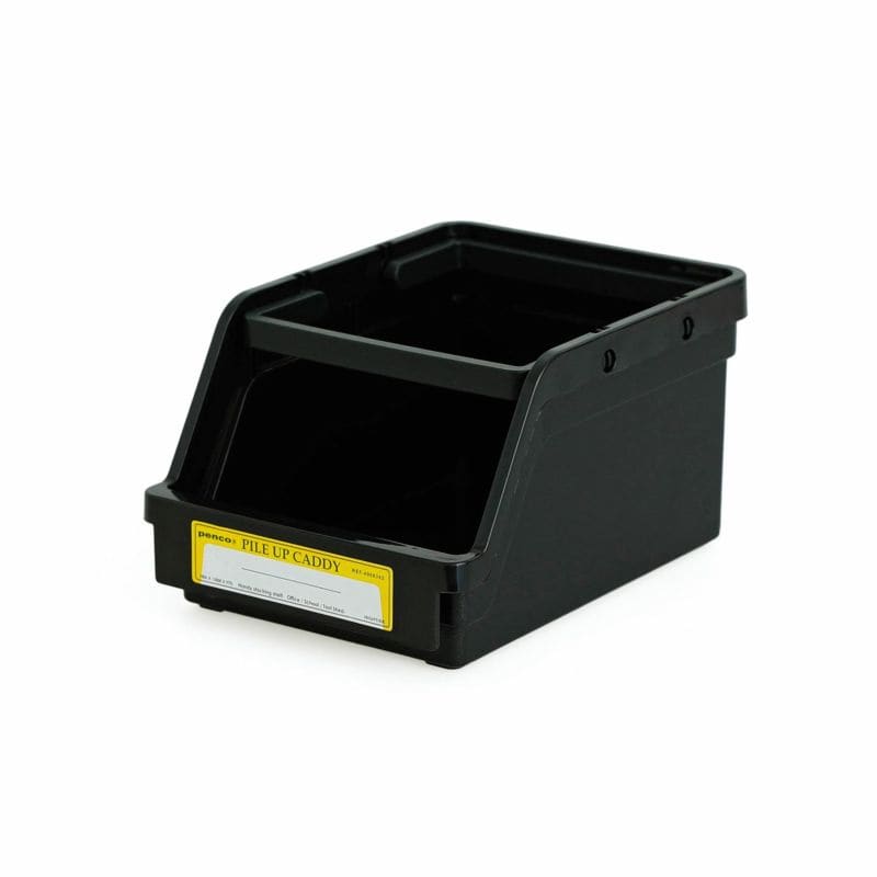Pile-Up Caddy Black - Storage Box