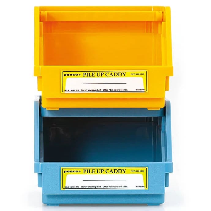 Pile-Up Caddy Light Blue - Storage Box
