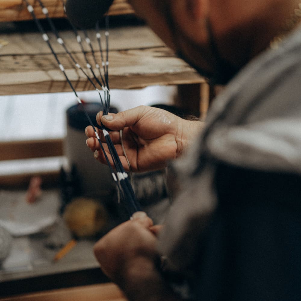 Pouch M Dot Navy/Blue - POUCH