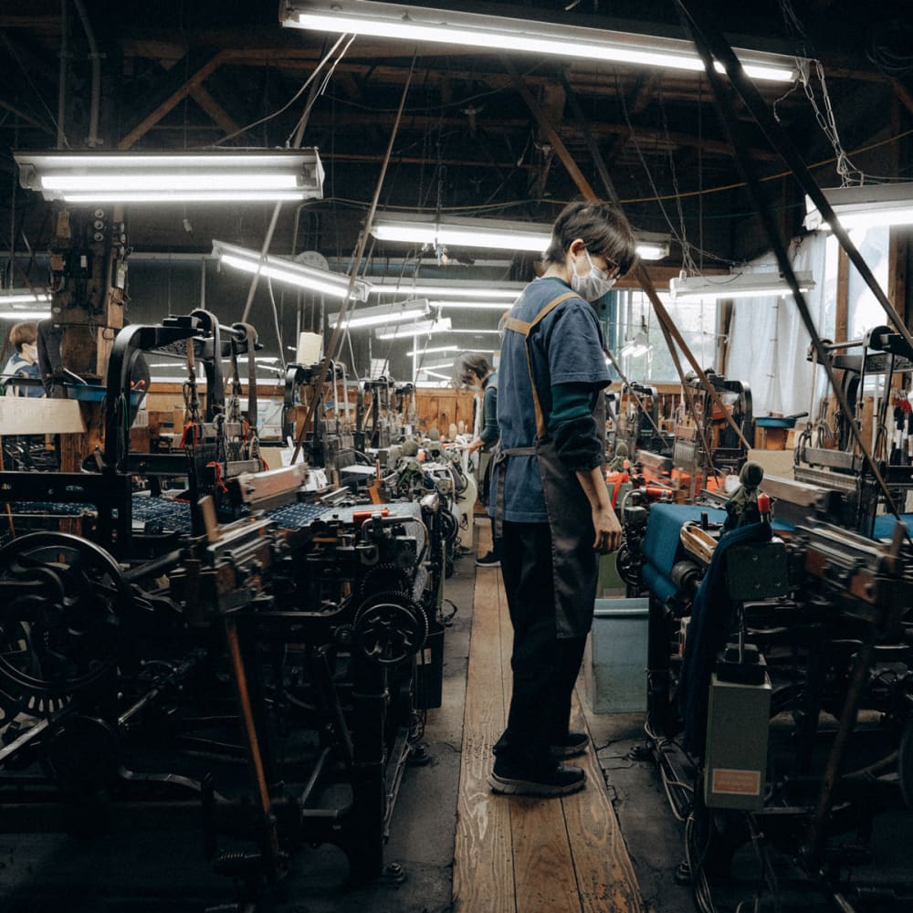 Pouch M Rippling wave Navy/White - POUCH