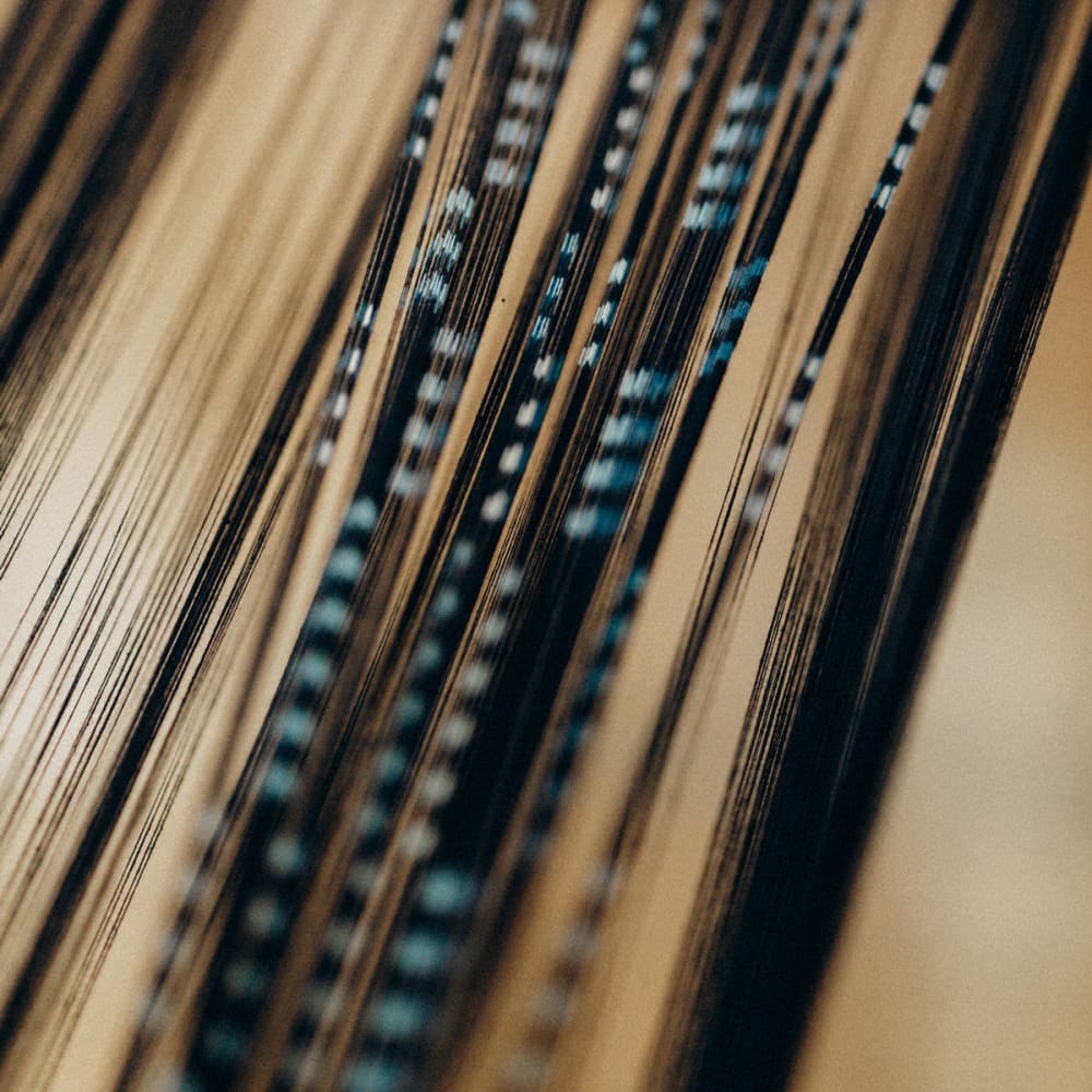 Pouch M Small cross Navy/Blue - POUCH