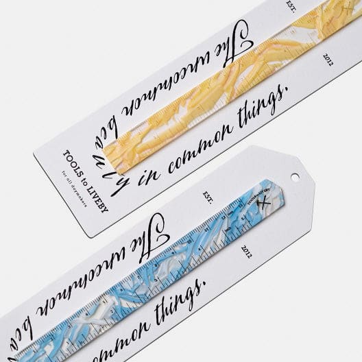 ruler / blue & white - Ruler