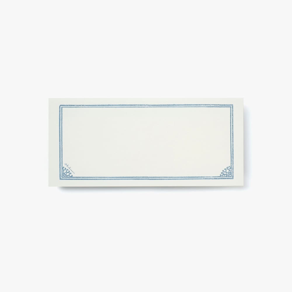Single note Framed Blue grey - Letter and Envelope