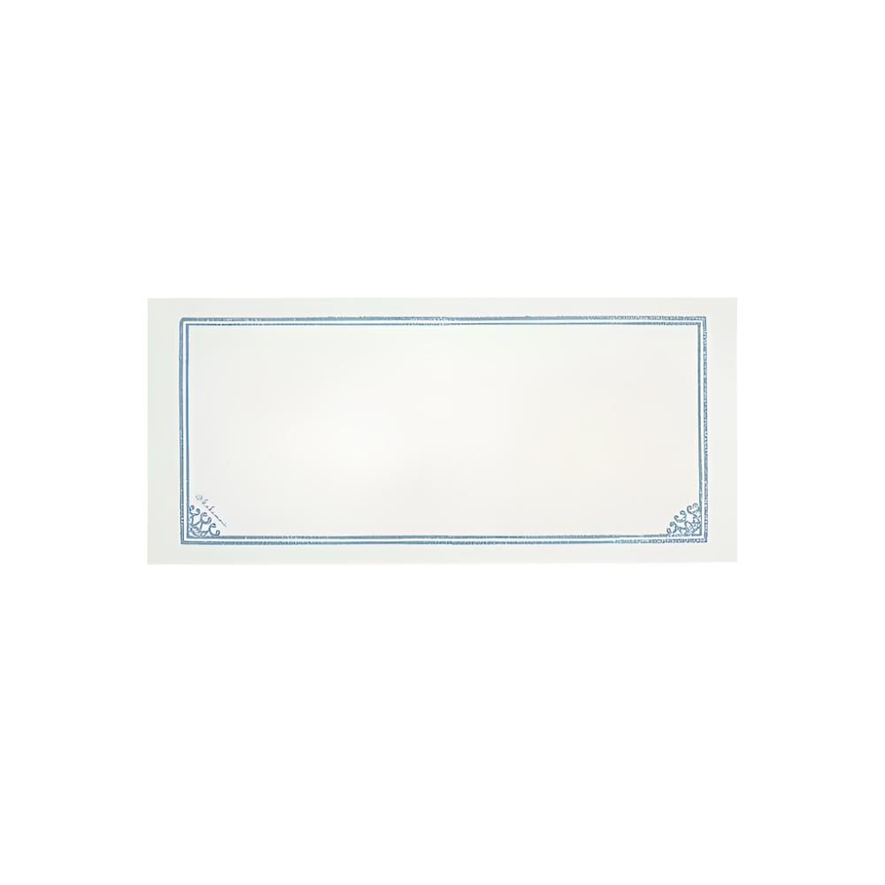 Single note Framed Blue grey - Letter and Envelope