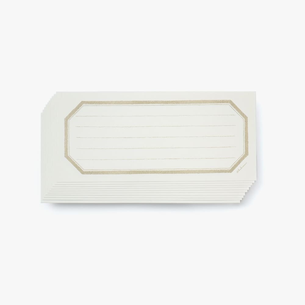 Single note Lined Sepia - Letter and Envelope