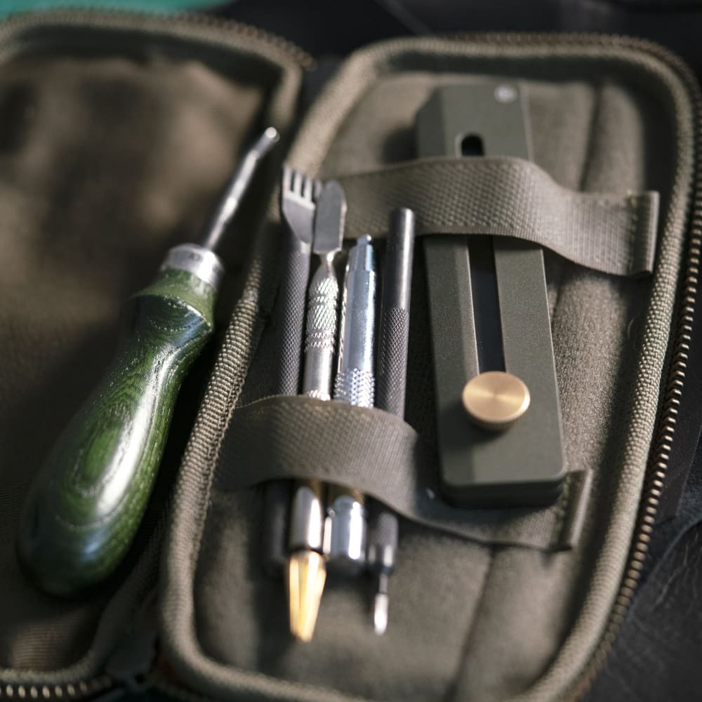 Utility Knife GR - (aluminum iron brass) - Knife