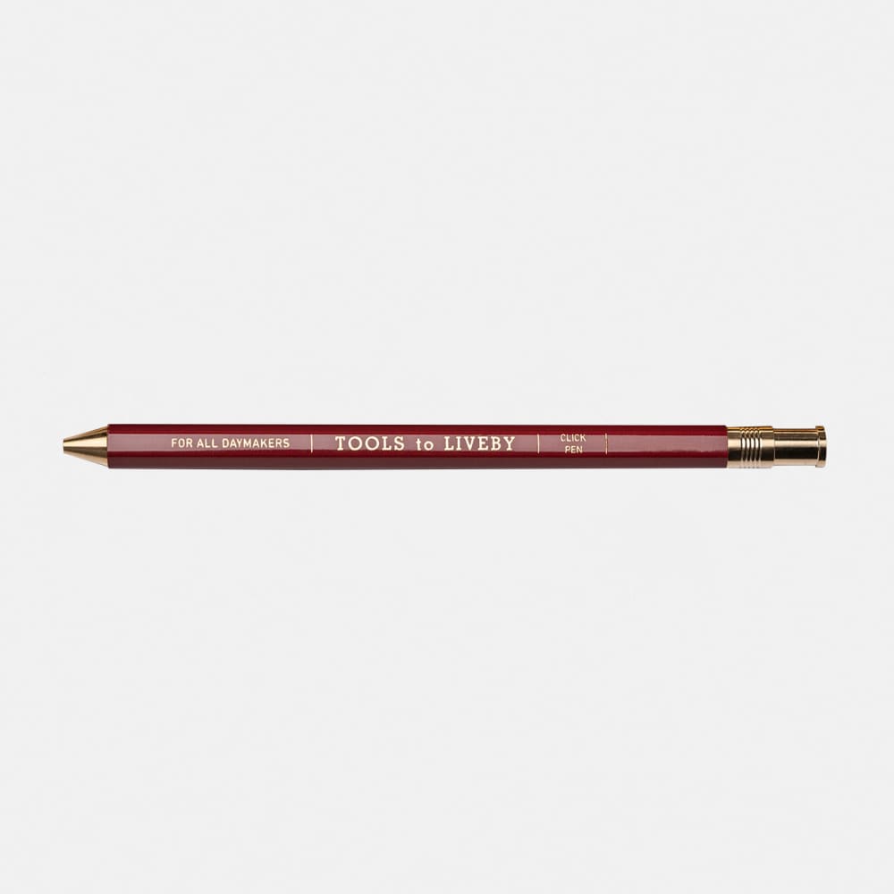 Ballpoint Pen - Wooden - Dark red