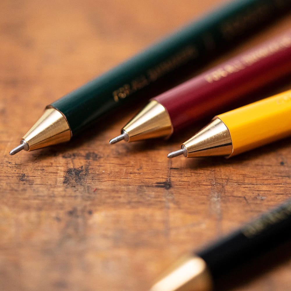 Wooden Ballpoint Pen/ yellow - Ballpoint Pen